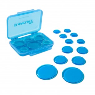 Pro pack of 12 harmonic dampeners - Ice Blue