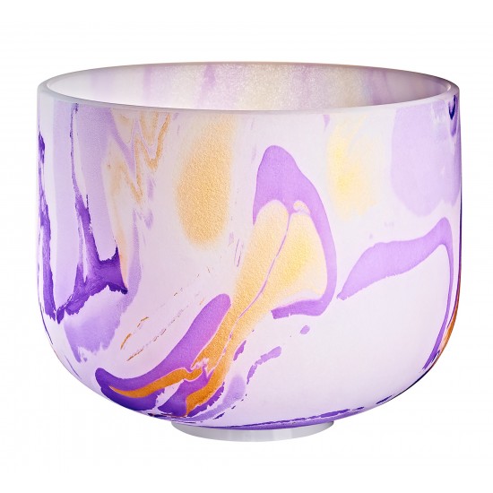 Bol de cristal marbré 10" Si4 - Violet