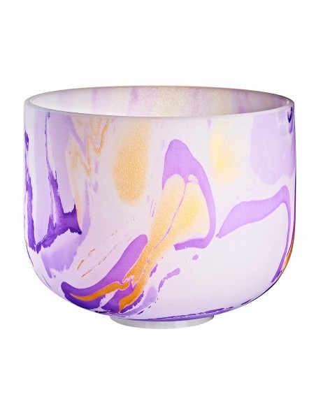 Bol de cristal marbré 10" Si4 - Violet