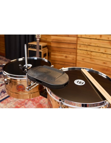 Plastic percussion block, low pitch - Black