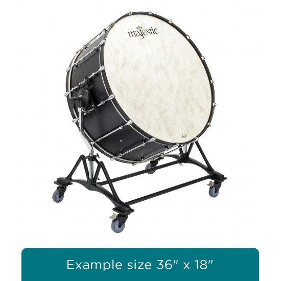 Grosse caisse de concert Concert Black 28" x 18" - Nightwood Black