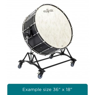 Grosse caisse de concert Concert Black 32" x 18" - Nightwood Black
