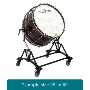 Grosse caisse de concert Prophonic 32" x 18" - Dark Coffee