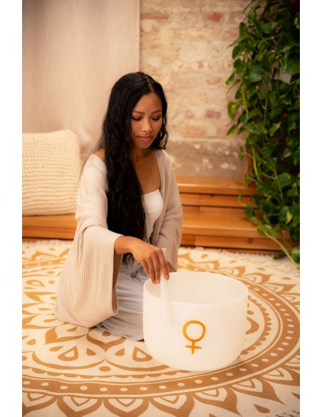 PCSB12V - Crystal singing bowl 12"