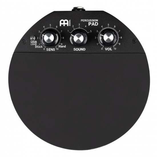 Compact electronic percussion pad, 5 sounds - Black