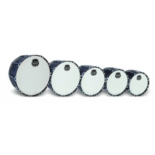 Marching bass drum Quantum Mark II 18" x 14" - Dark Black