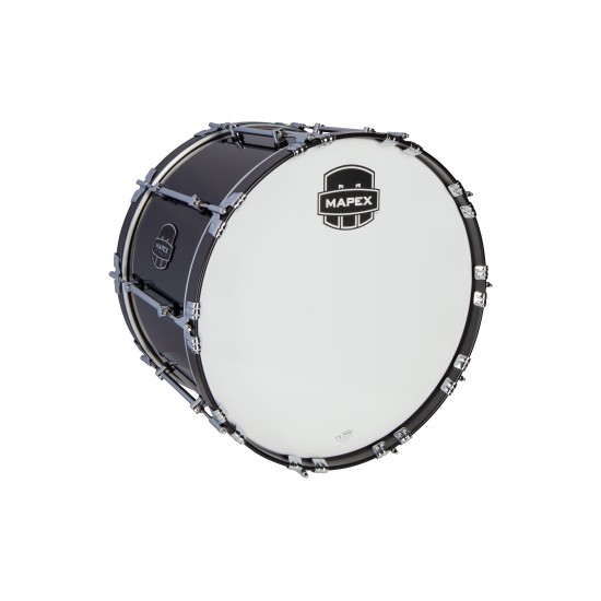 Marching bass drum Quantum Mark II 22" x 14" - Dark Black