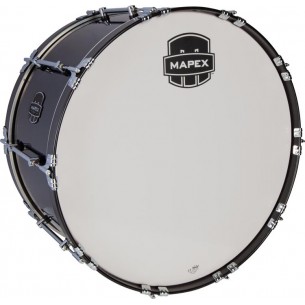Marching bass drum Quantum Mark II 28" x 14" - Dark Black