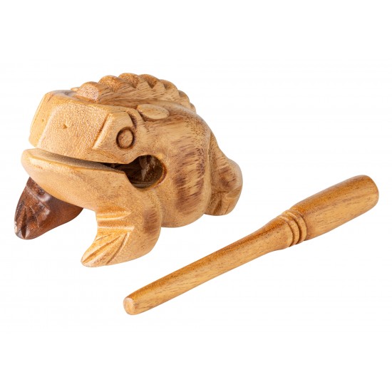Güiro grenouille Medium - Bois naturel