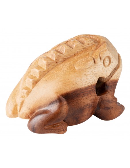 Frog guiro Medium - Natural wood