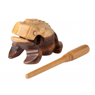 Güiro grenouille Small - Bois naturel
