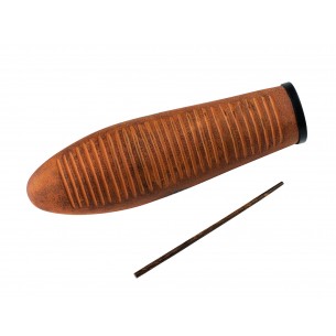 Guiro en fibre - Brun
