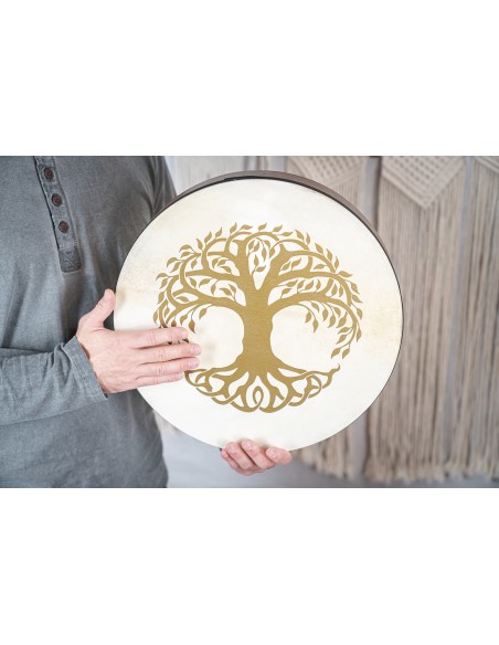 Hand drum 16" Tree of Life