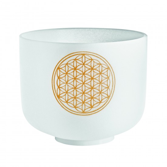 PCSB8FOL - Crystal singing bowl 8"