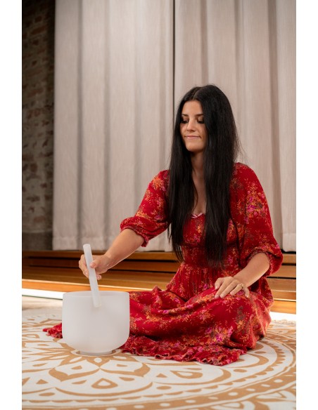 Crystal singing bowl 8" C5