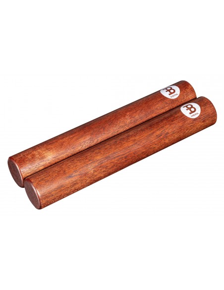 Pair of African claves 8" - Indian walnut
