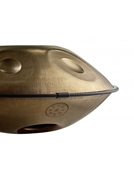 Handpan Kurd en Ré 22" 9 notes - Vintage Gold