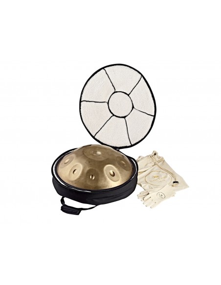 Handpan Kurd en Ré 22" 9 notes - Vintage Gold