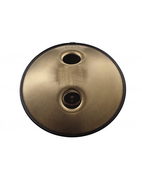 Handpan Kurd in D 22" 9 notes - Vintage Gold