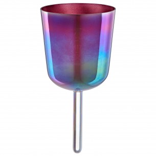 Crystal singing bowl 5.75" 417 Hz - Copper brown