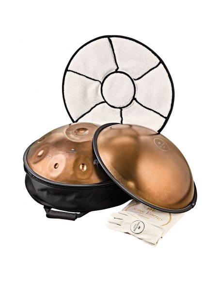 Handpan La Sirena en Mi 22" 10 notes - Vintage Copper