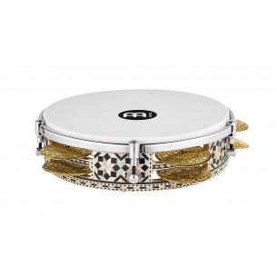 Pandeiro Artisan Riq Drum 8,75" - White Pearl Mosaic Royal
