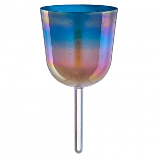 Bol de cristal 4,5" 528 Hz - Sunrise Blue