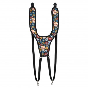 Pro djembe strap - Day of the Dead