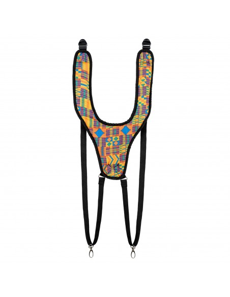 Pro djembe strap - Kenyan Quilt