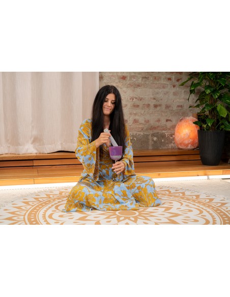 Crystal singing bowl 741 Hz