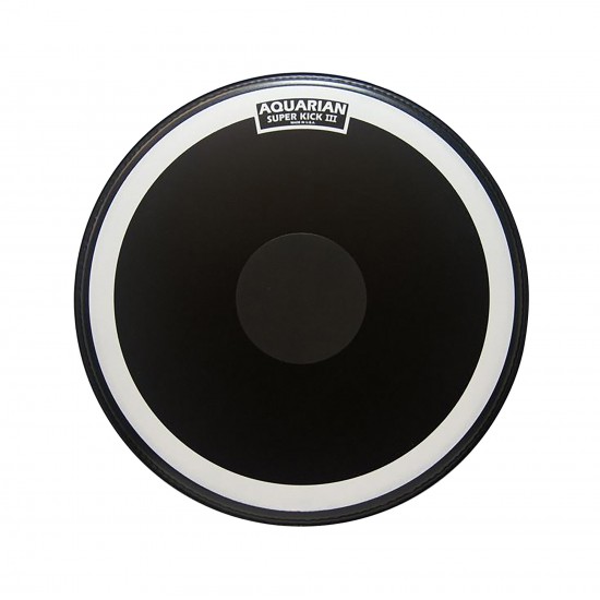 Bass drum head Super-Kick III 22" - Black