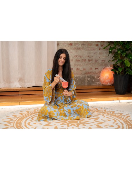 Crystal singing bowl 963 Hz
