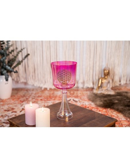 Crystal singing chalice 6"