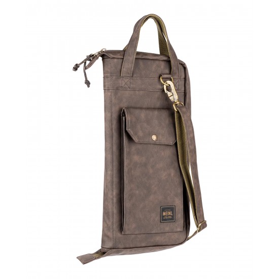 Vintage Hyde drumstick bag, faux leather - Dark Brown