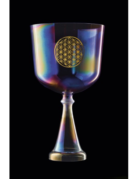Crystal singing chalice 8"