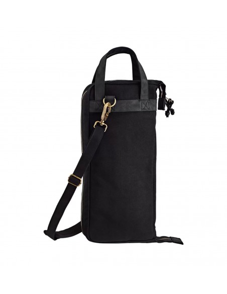 Waxed canvas drumstick bag - Black