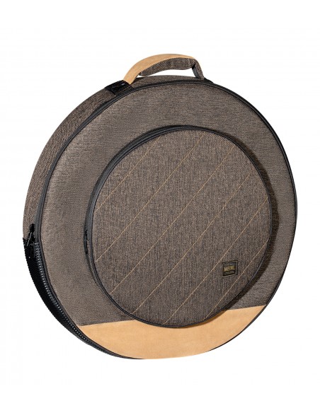Housse pour cymbales 22" en tissu - Café