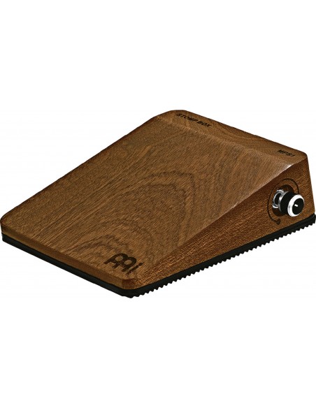 Analog stomp box pedal, mahogany body