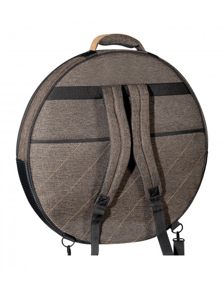 Housse pour cymbales 22" en tissu - Café