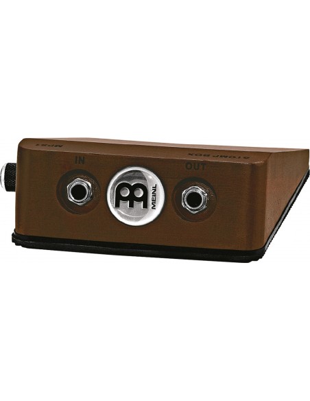Analog stomp box pedal, mahogany body