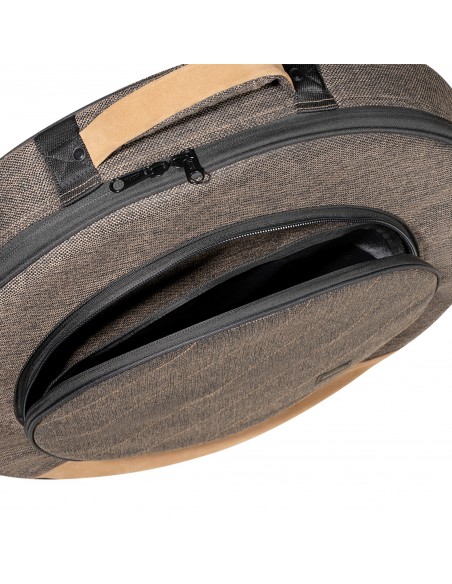 Housse pour cymbales 22" en tissu - Café