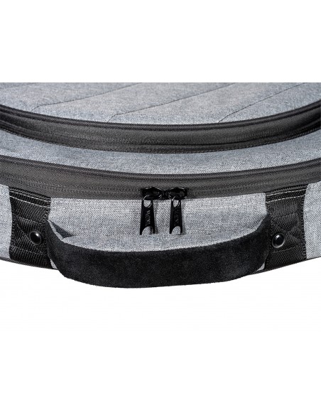 Housse pour cymbales 22" en tissu - Gris