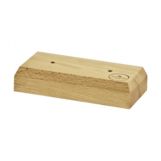 Beech holder for 2 tuning forks
