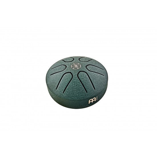 Pocket steel tongue drum A major 3" - Dark green
