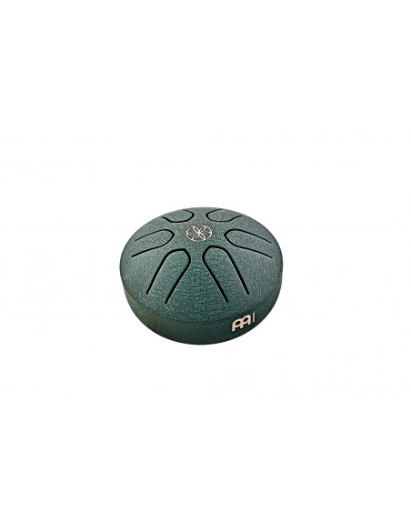 Pocket steel tongue drum A major 3" - Dark green