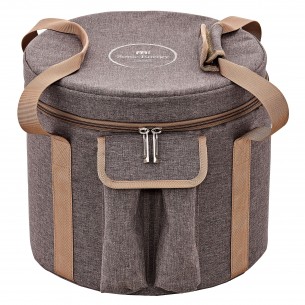 Bag for crystal singing bowl 9" to 10" - Brown