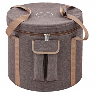 Bag for crystal singing bowl 13" to 14" - Brown
