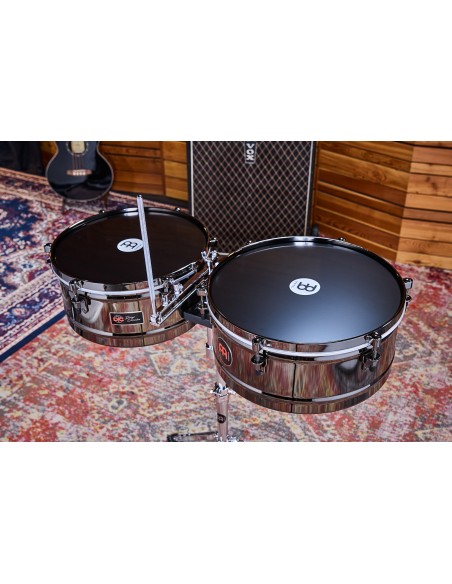 Timbales set Diego Camacho 14" & 15" - Black Diamond