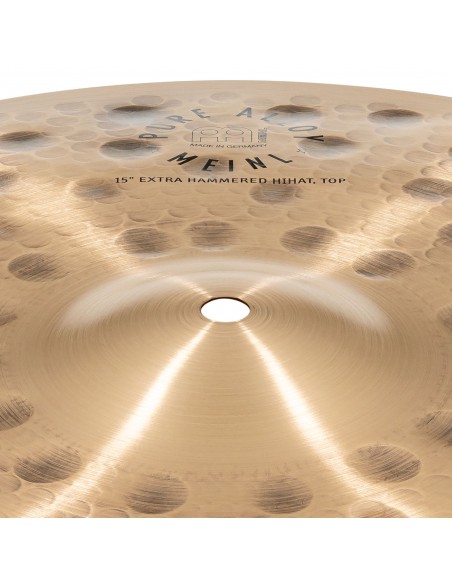 Hi-hat Pure Alloy Extra Hammered 15" - Traditional hammered