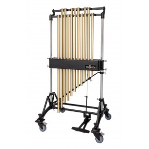 Jeu de cloches tubulaires Deluxe 18 tubes de 1,25" - Laiton verni